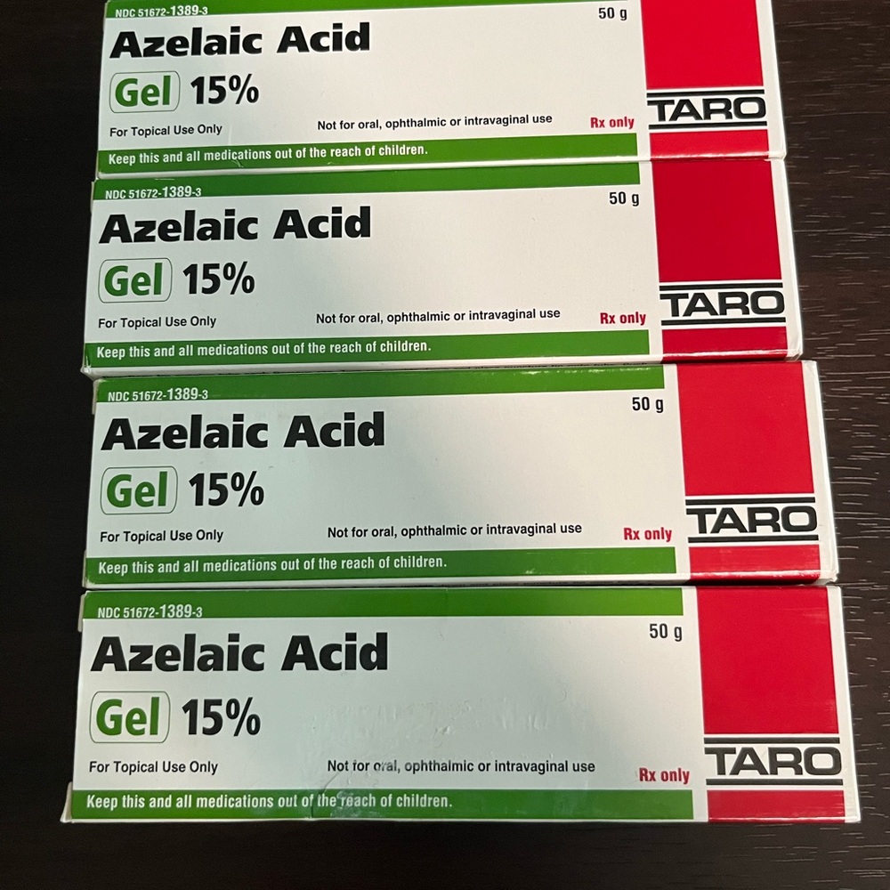 Azelaic Acid Gel 15% Lot of 4! NIB